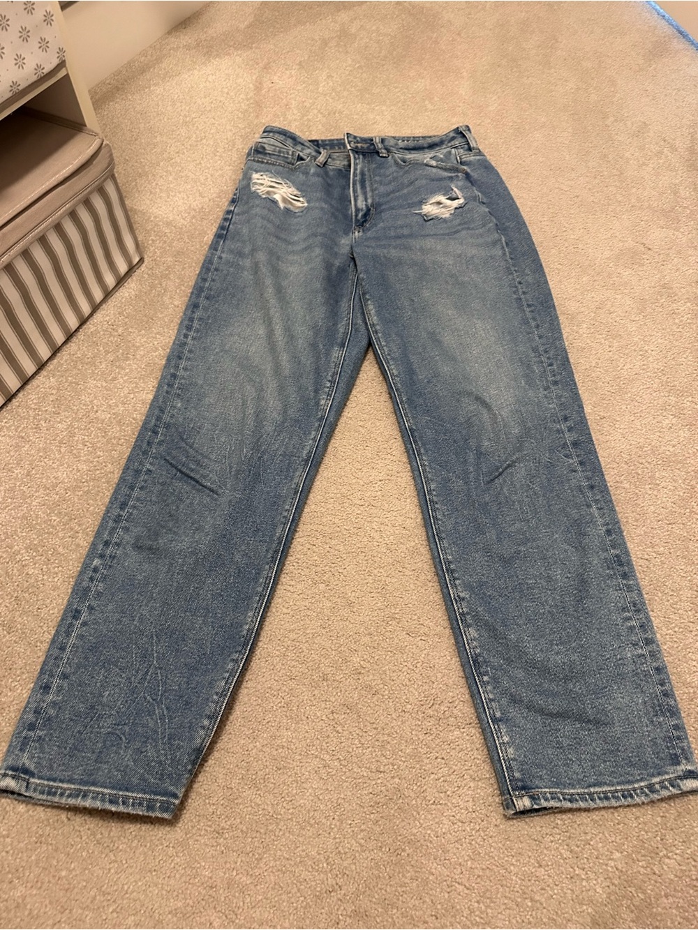 American Eagle mom straight pants